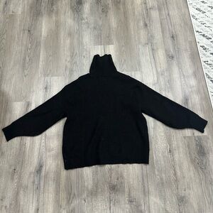 Black Turtleneck Sweater